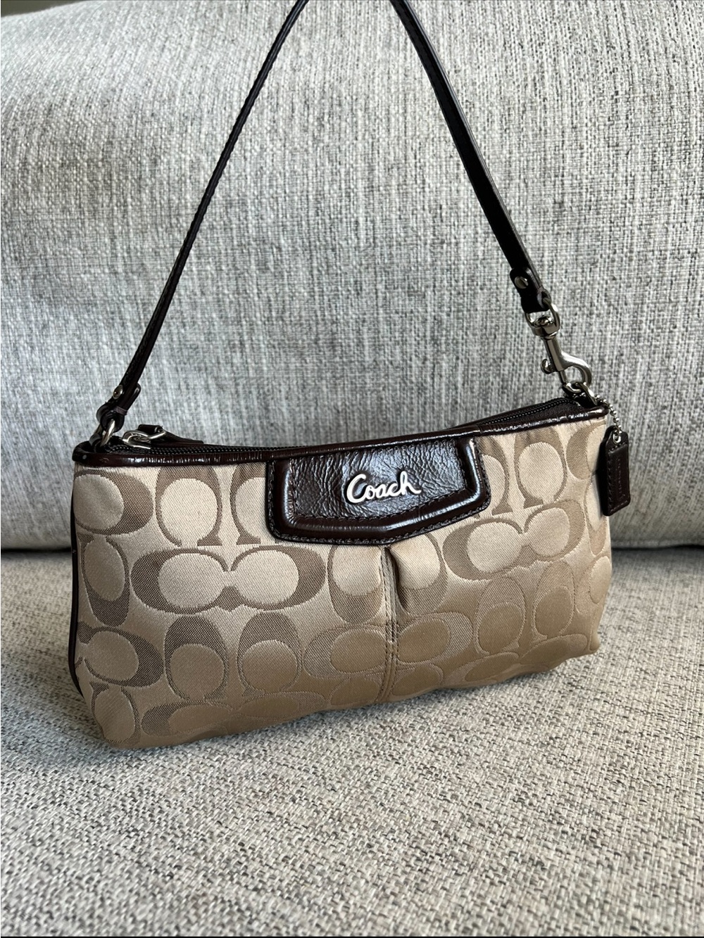 Coach Signature Jacquard MINI Shoulder Bag